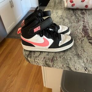 Nike Kids Black and Pink Sneakers